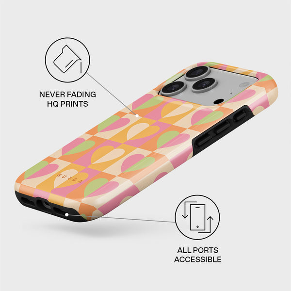 ブルガ BURGA ハートデザイン iPhone17ケース Summer Love - Heart iPhone 17 Pro Case | BURGA