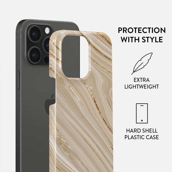 新品未使用　iPhone 15 ケース Full Glam - Beige Full Glam - Beige iPhone 15 Pro Case | BURGA