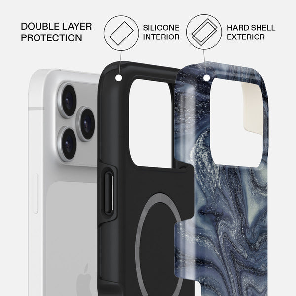 Navy Trench - Blue iPhone 17 Pro Max Case | BURGA