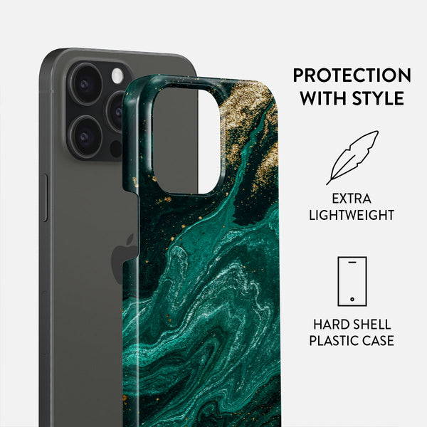 BURGA iPhone 15 ケース　Emerald pool Emerald Pool - Elegant iPhone 15 Case | BURGA