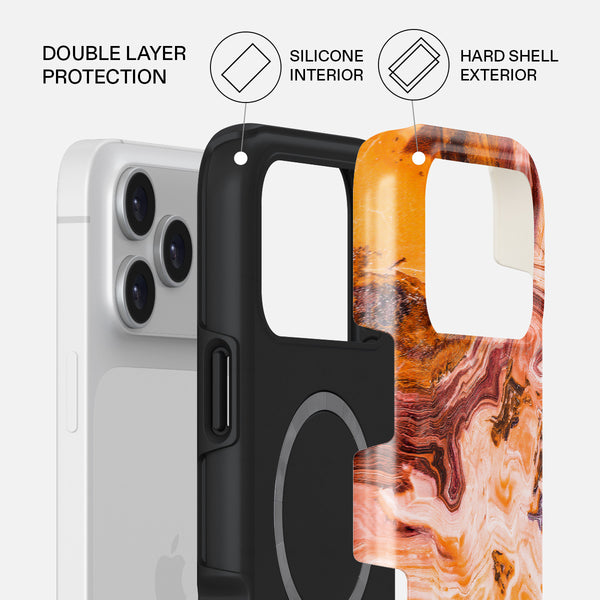 Pumpkin Spice - Orange iPhone 17 Pro Max Case | BURGA