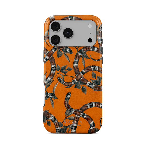 Bitter Apricot - Snake iPhone 17 Pro Max Case | BURGA