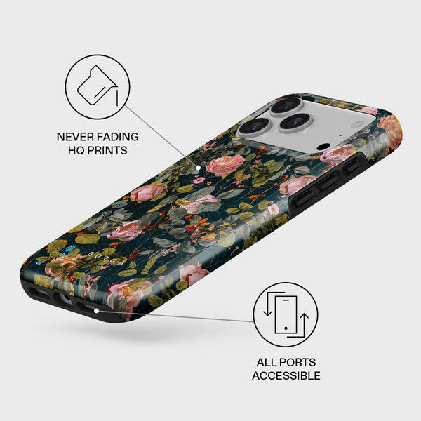 新品・未使用】BURGA iPhone17ケース Bloomy Garden - Vintage iPhone 17 Pro Max Case | BURGA