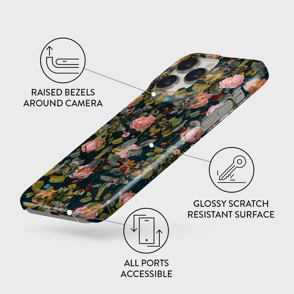 Bloomy Garden - Vintage iPhone 13 Pro Case | BURGA