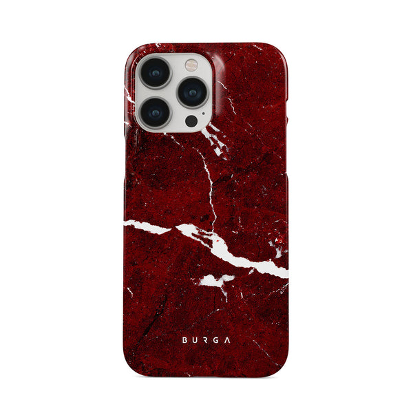 Iconic Red Ruby - Marble iPhone 13 Pro Case | BURGA