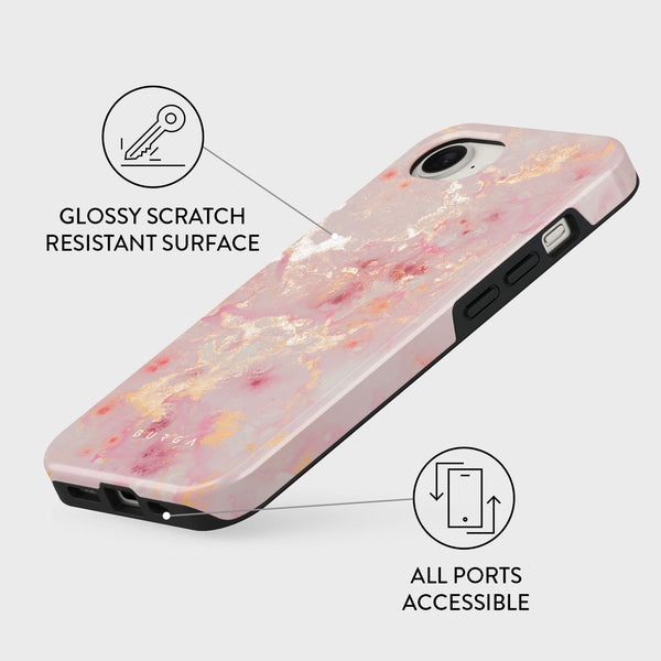 Golden Coral - Pink iPhone 16e Case | BURGA