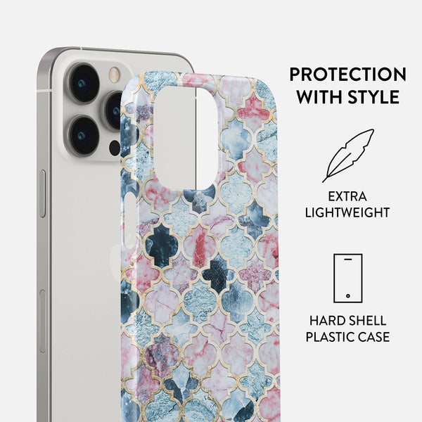【BURGA】モロッカンデザイン〇Pink Beach☆全種対応 Pink Beach - Mosaic iPhone 13 Pro Case | BURGA