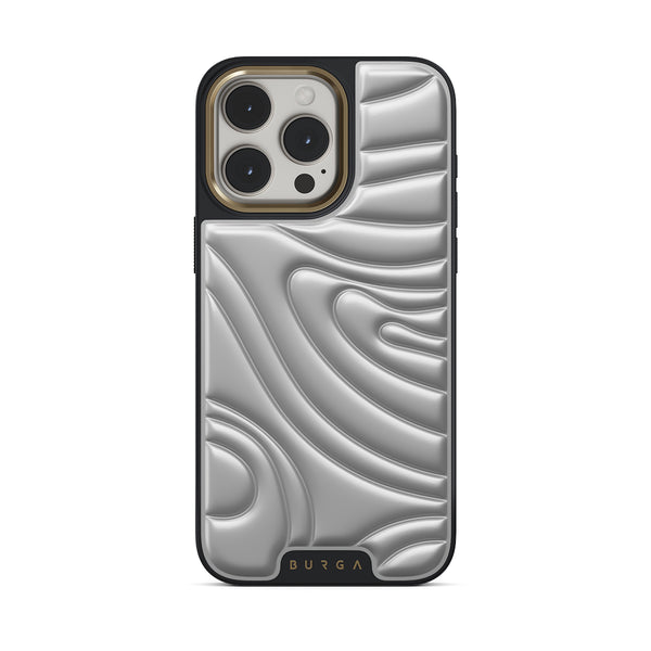 iPhone 15 Pro Case, Chrome | BURGA