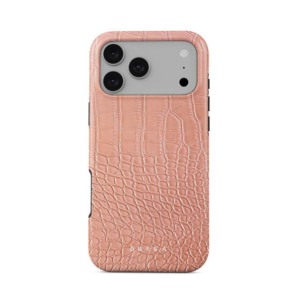 Pink Croco - iPhone 17 Pro Max Case | BURGA