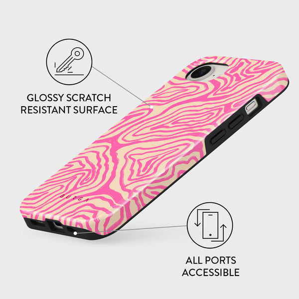 Pink Shores - iPhone 16e Case | BURGA