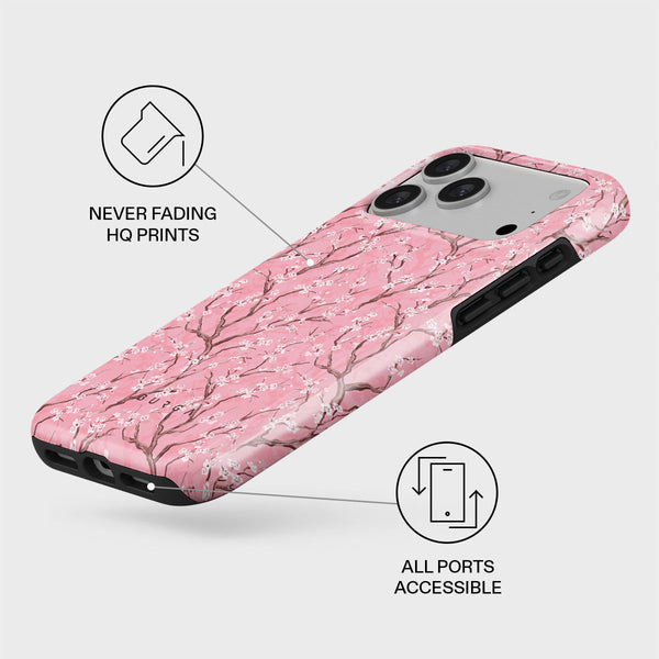 BURGA iPhone 17 Pro Max ケース 花柄 ELITE Sakura - iPhone 17 Pro Max Case | BURGA