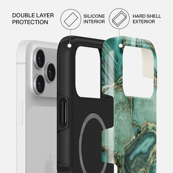 Ubud Jungle - Turquoise iPhone 17 Pro Max Case | BURGA