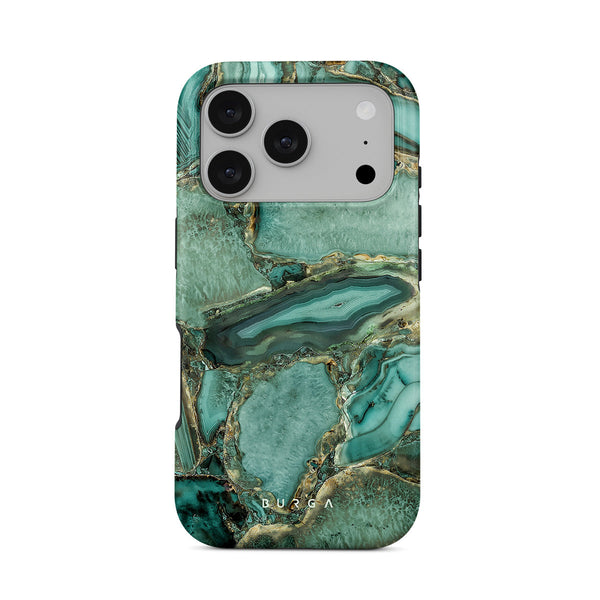 Ubud Jungle - Turquoise iPhone 17 Pro Case | BURGA