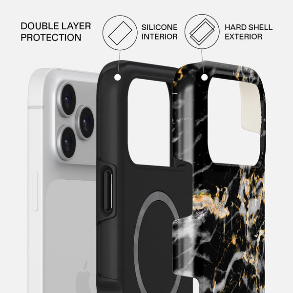 Make A Wish - Gold Marble iPhone 17 Pro Max Case | BURGA