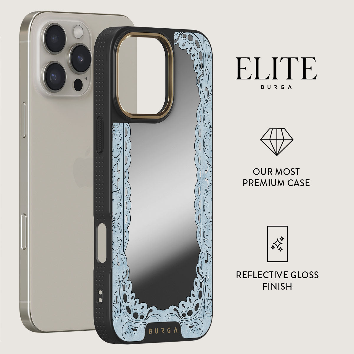 ランキングや新製品 Looking BURGA | Case Max Pro 16 iPhone - Glass iPhoneアクセサリー