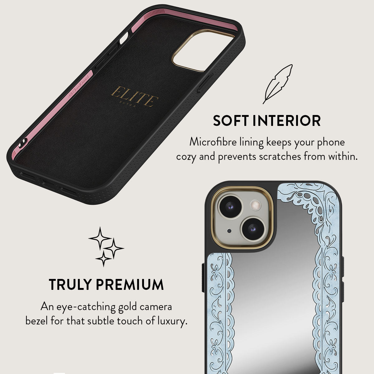 Enchanted Mirror - Marble iPhone 13 Pro Case | BURGA