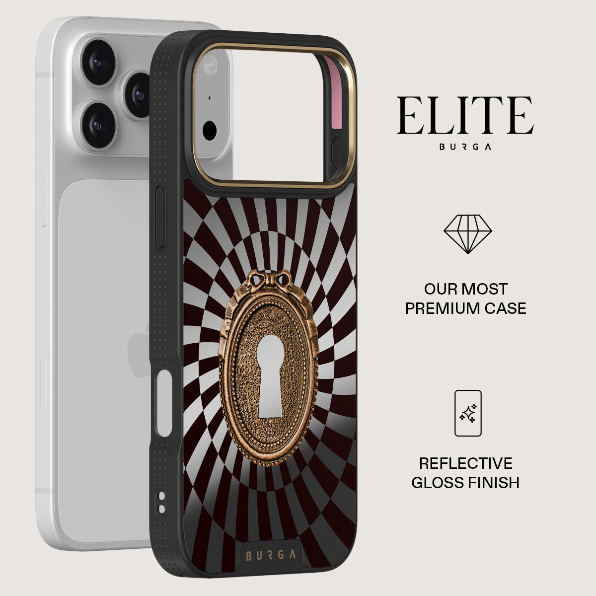 BURGA 牛柄 iPhone 17 Pro Maxケース 新品未使用 Looking Glass - iPhone 17 Pro Max Case | BURGA
