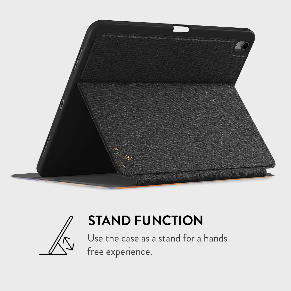 BURGA iPadケース iPad Air ブラック Nimbus - iPad Air 13 (7th/6th Gen) Case | BURGA