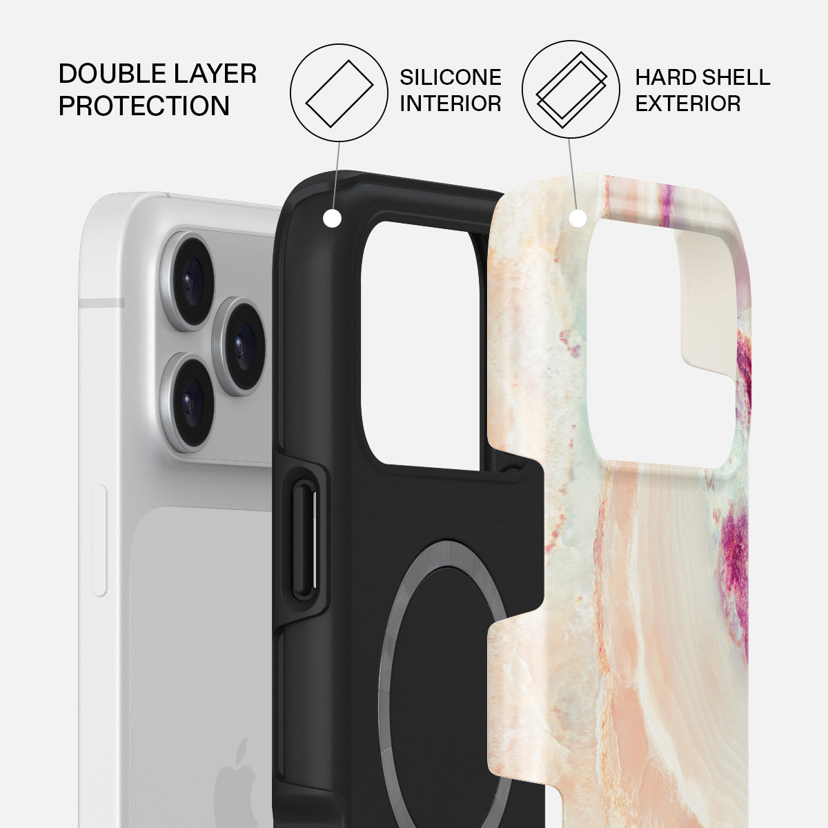 Berry Sorbet - Girly iPhone 17 Pro Max Case | BURGA