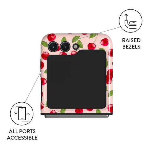 Afternoon Treat - Cherry Samsung Galaxy Z Flip 5 Case 9