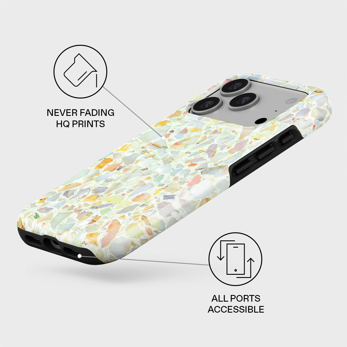 Rainbow Crush - iPhone 17 Pro Case | BURGA