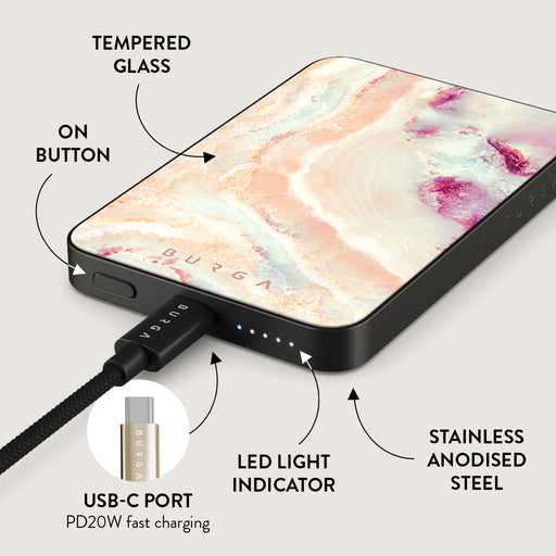 Berry Sorbet - Girly Magnetic Power Bank 5