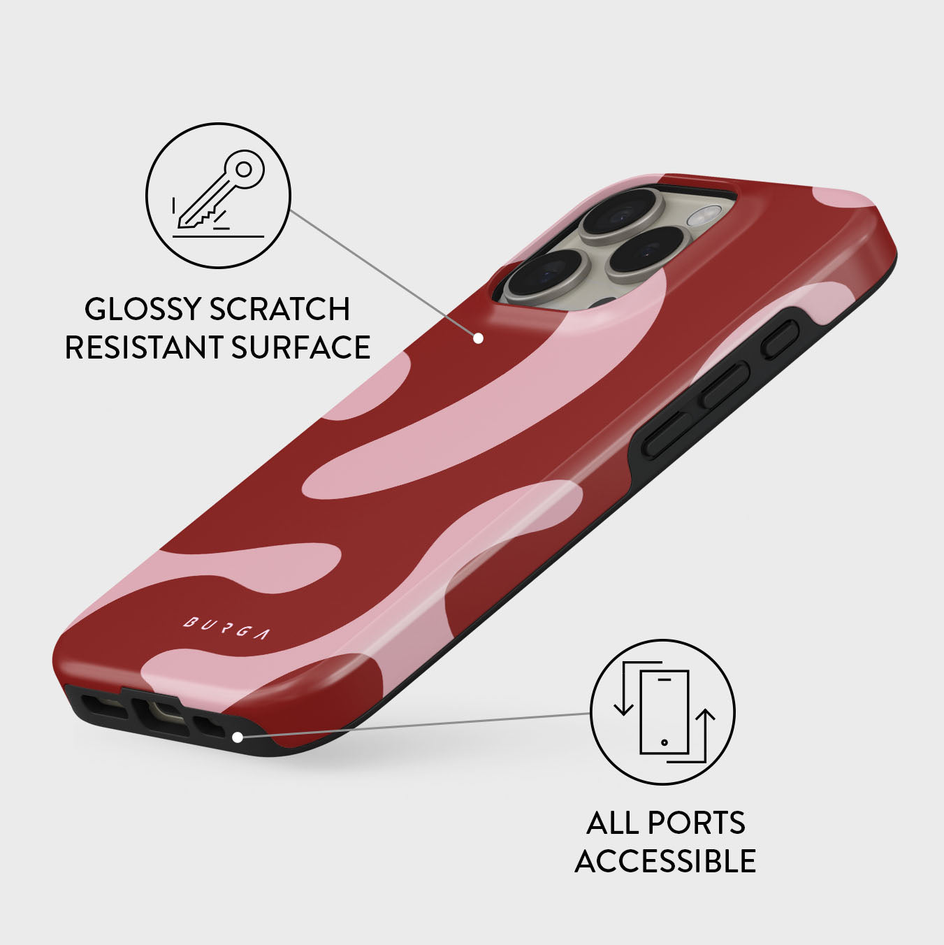 BRUGA iPhone16Pro Magsafe対応 Magnetic - iPhone 16 Pro Max Case | BURGA