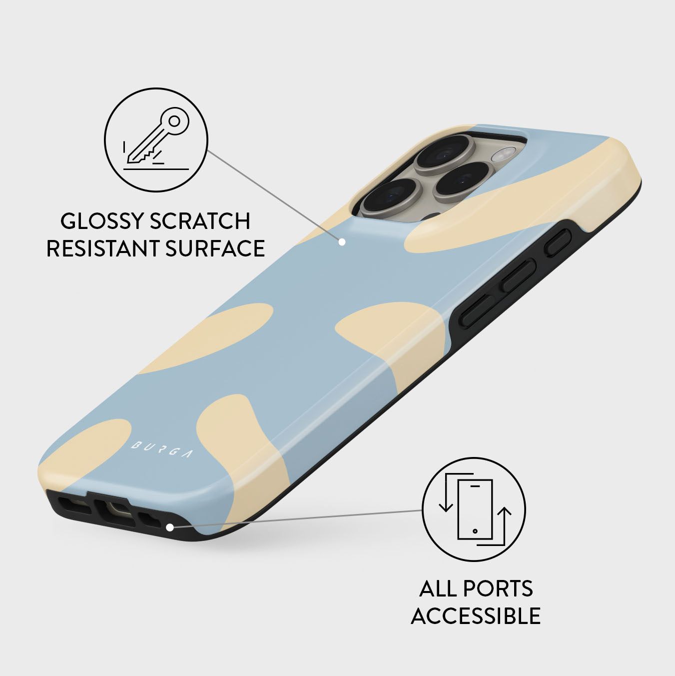 Flow - iPhone 16 Pro Max Case | BURGA