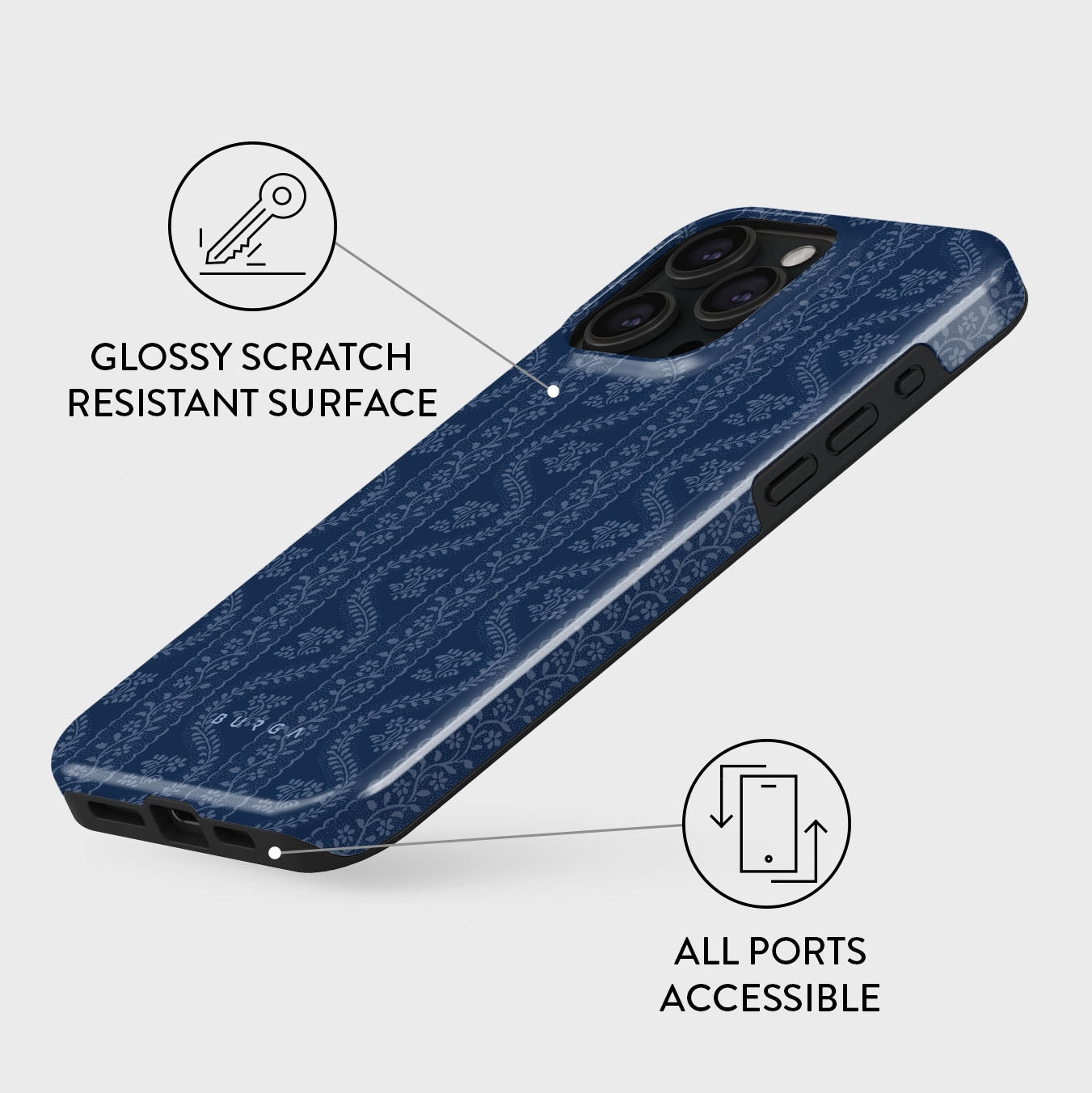 Denim Lover - iPhone 15 Pro Max Case | BURGA