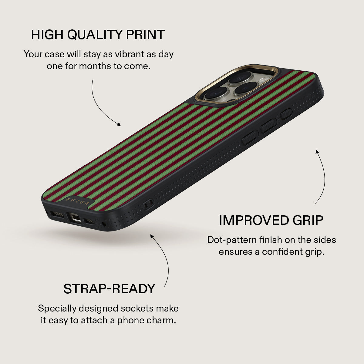 Peppermint - iPhone 16 Pro Max Case | BURGA