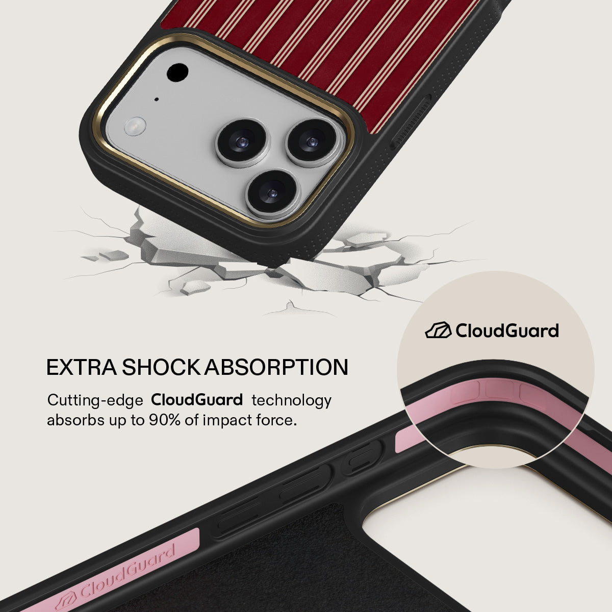 BURGA iPhone17pro ケース iPhone 17 Pro Max Case, Gingerbread | BURGA