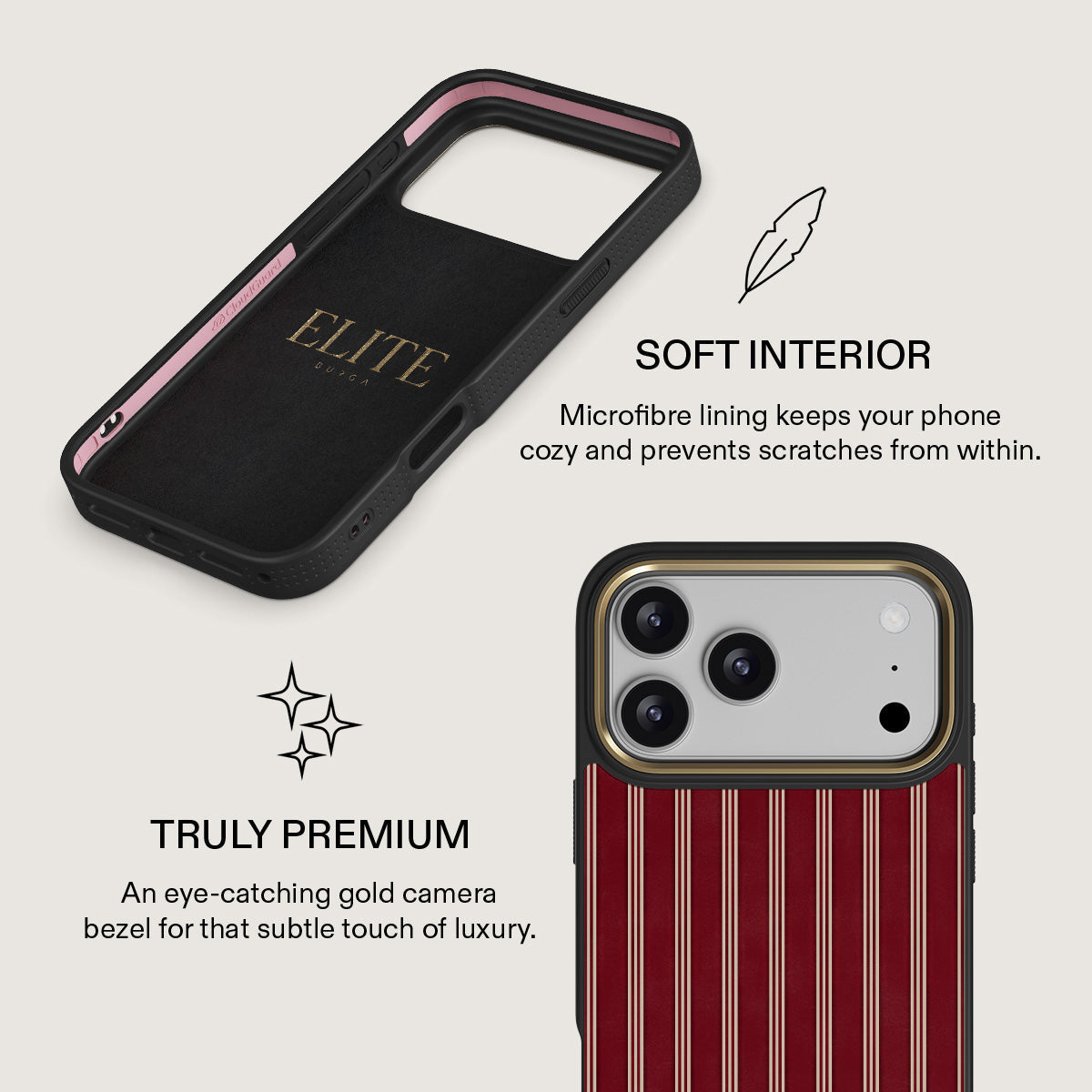iPhone 17 Pro Max Case, Gingerbread | BURGA