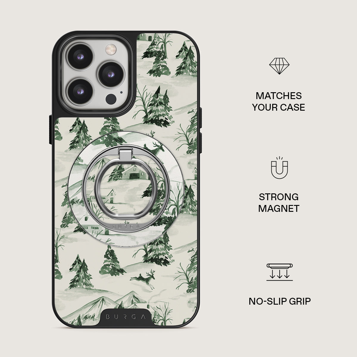 Pine Lodge - Magnetic Ring Holder | BURGA