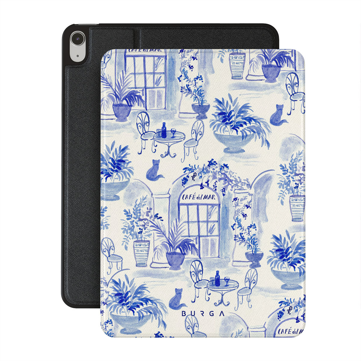 BURGA iPadケース iPad Air ブラック iPad Air Cases 5th and 4th Generation (10.9-inch) | BURGA