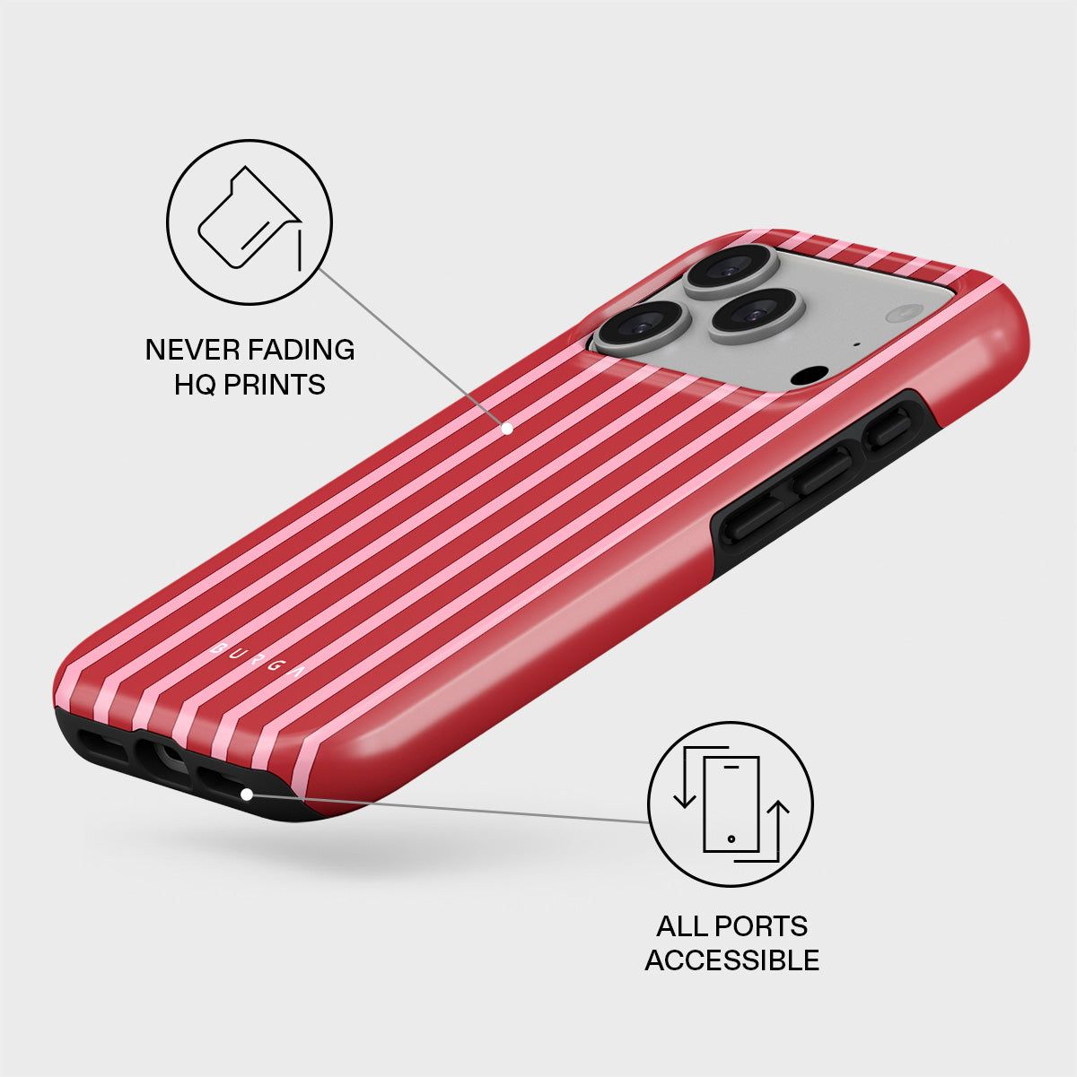 Strawberry Jam - iPhone 17 Pro Case | BURGA