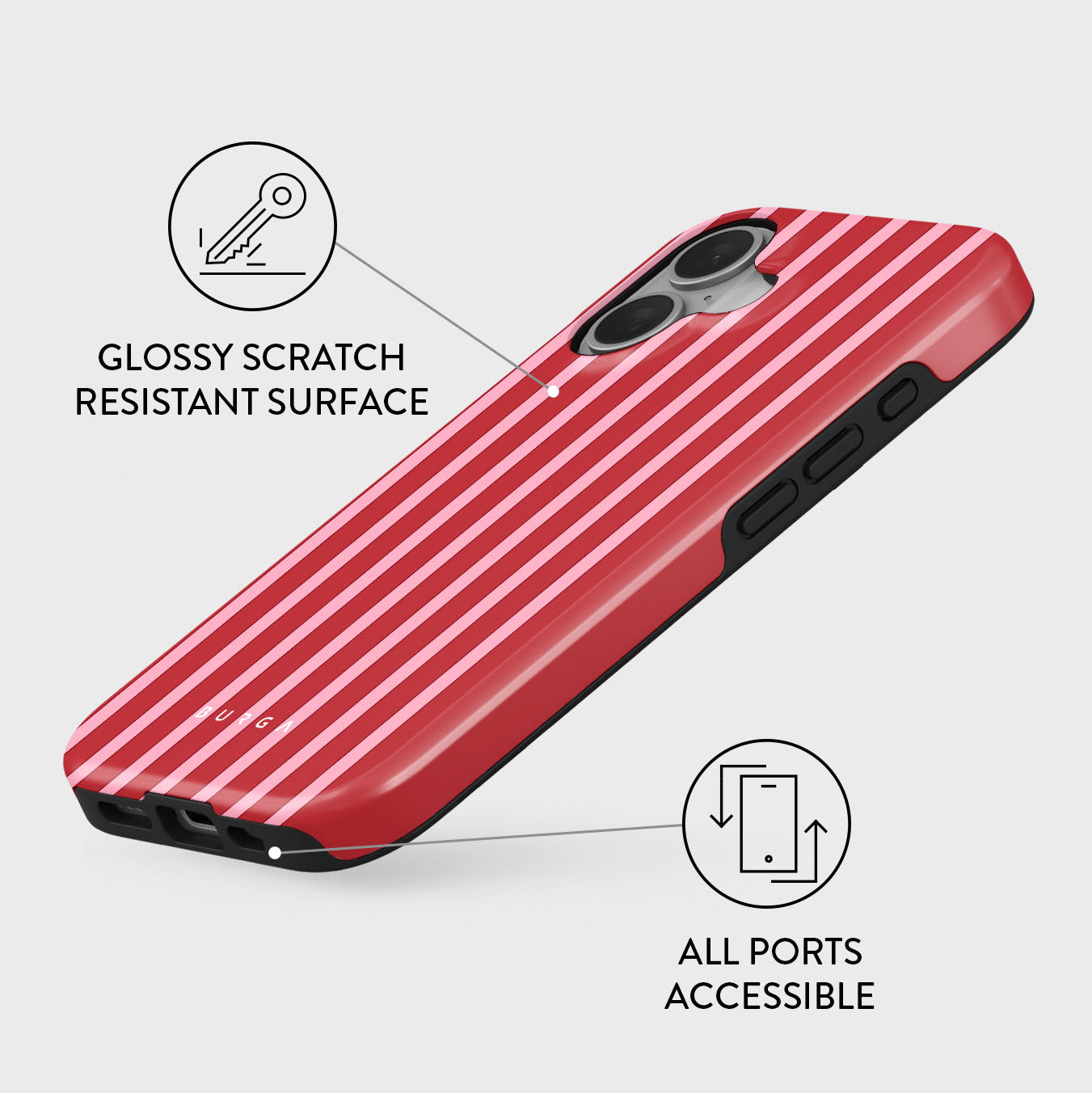 BURGA iPhone 16 ケース　Strawberry Jam Strawberry Jam - iPhone 16 Case | BURGA