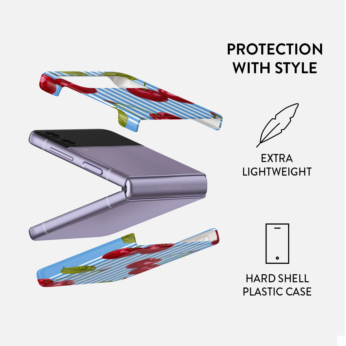Sweet Moment - Samsung Galaxy Z Flip 4 Case | BURGA