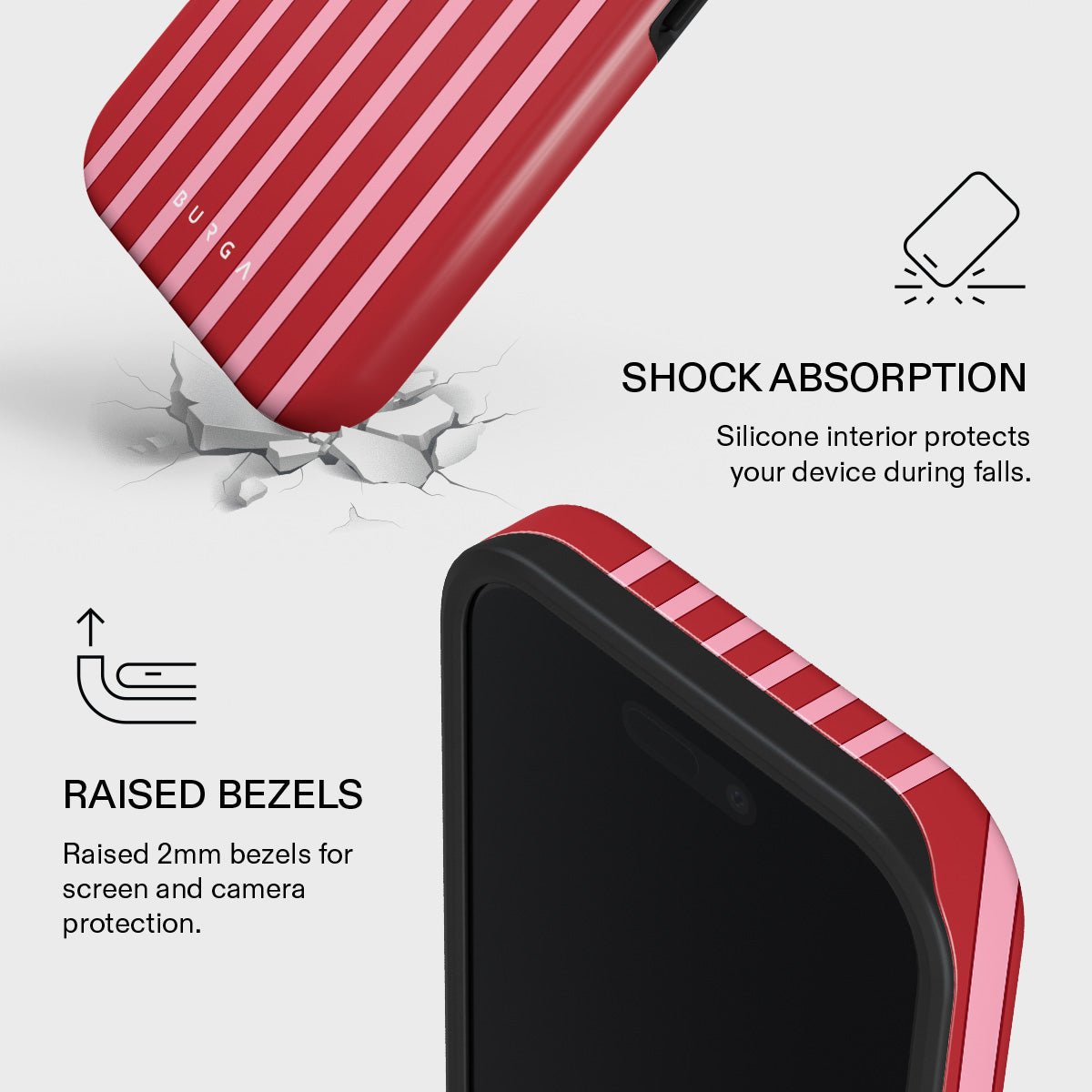 iPhone 16 Case, Strawberry Jam | BURGA