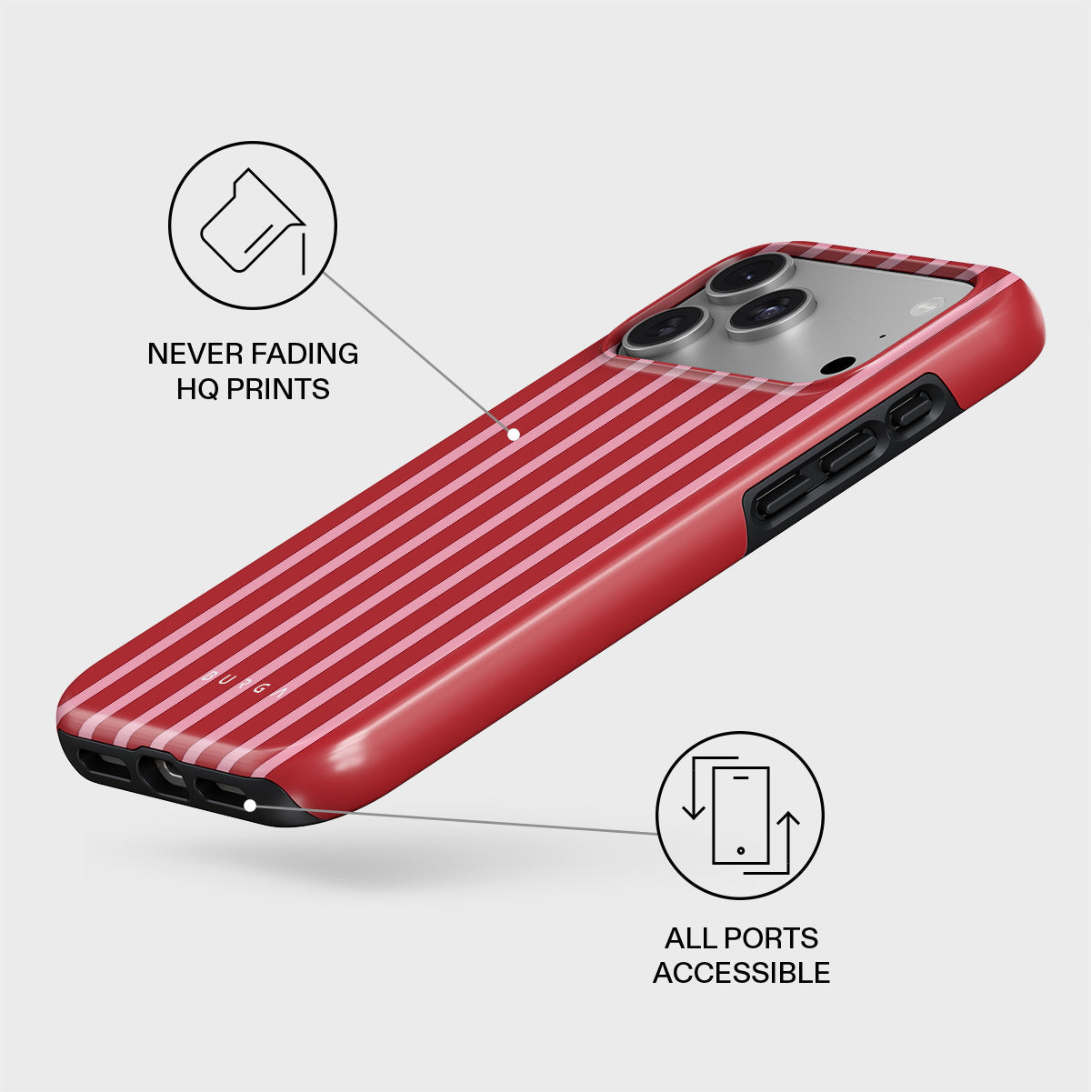 iPhone 17 Pro Case, Strawberry Jam | BURGA