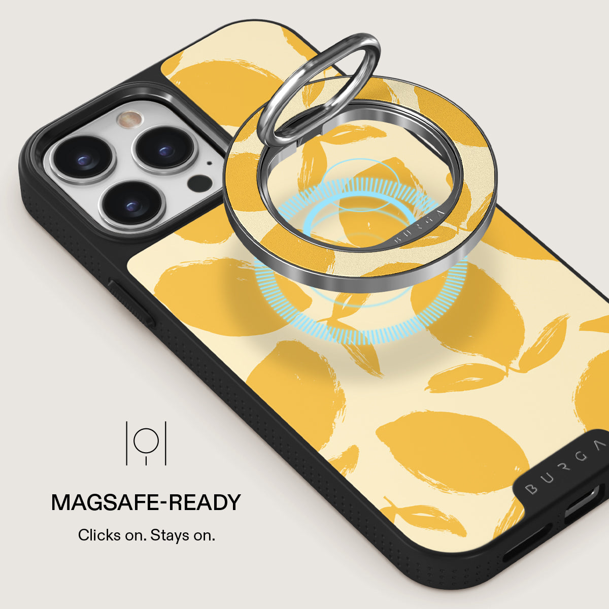Lemon Tart - Magnetic Ring Holder | BURGA