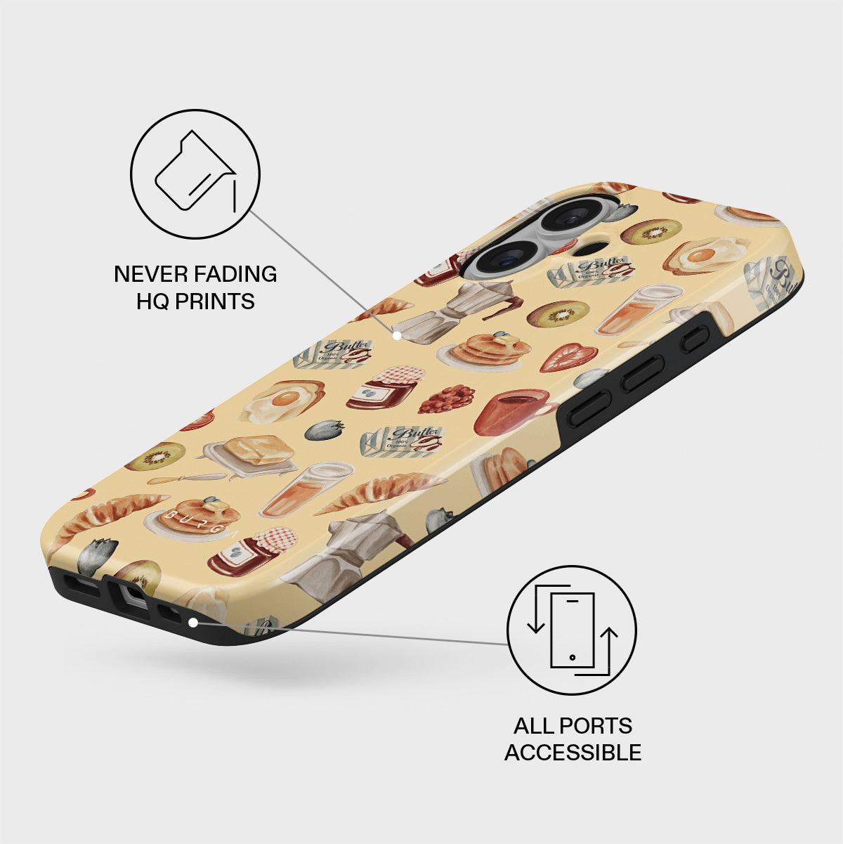 iPhone 16 Case, Sunny Side Up | BURGA
