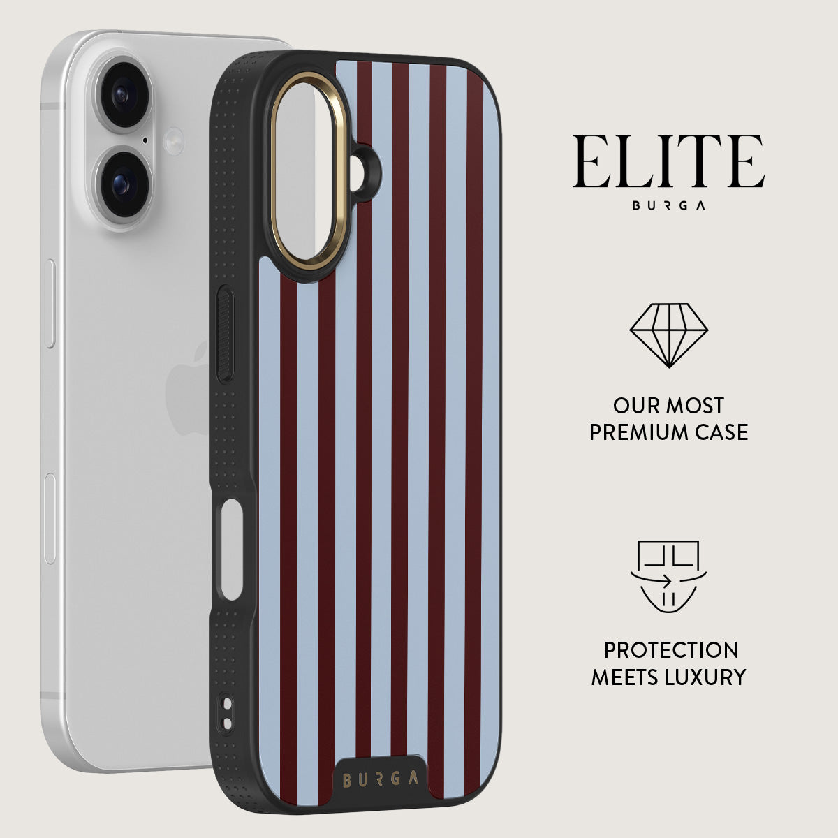 BURGA iPhone17ケース Amazon.com: BURGA Unisex Phone Case for iPhone 17 ProMax – Dual