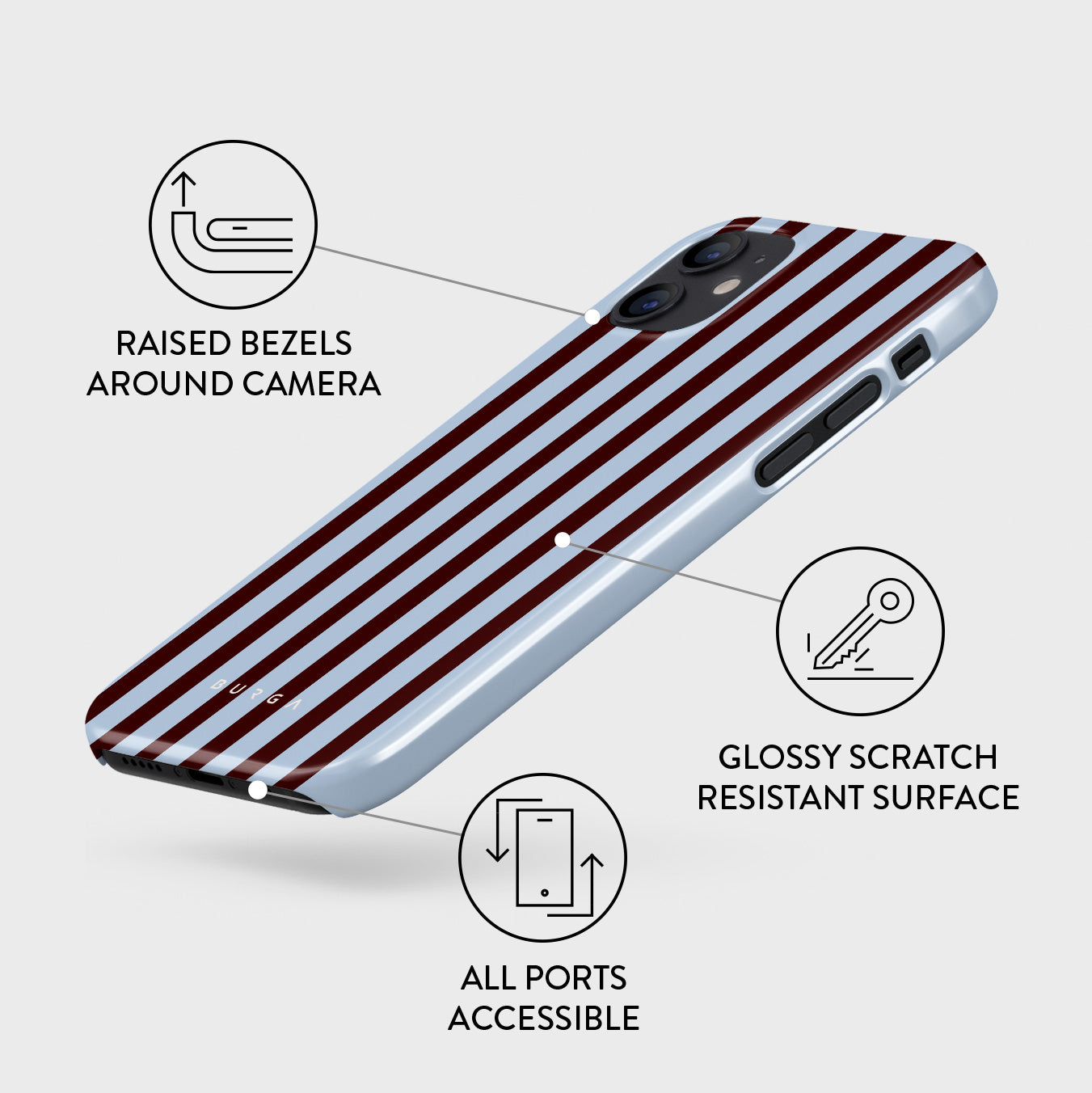 Offline - iPhone 12 Mini Case | BURGA