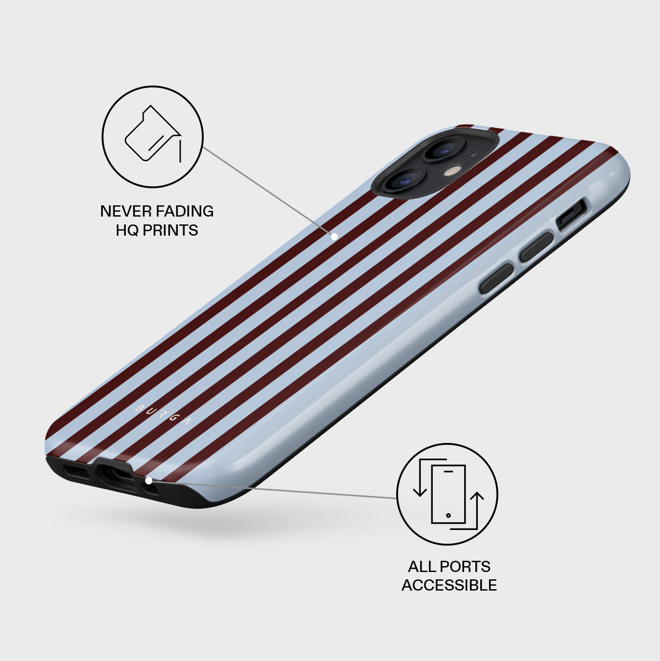 Offline - iPhone 12 Case | BURGA