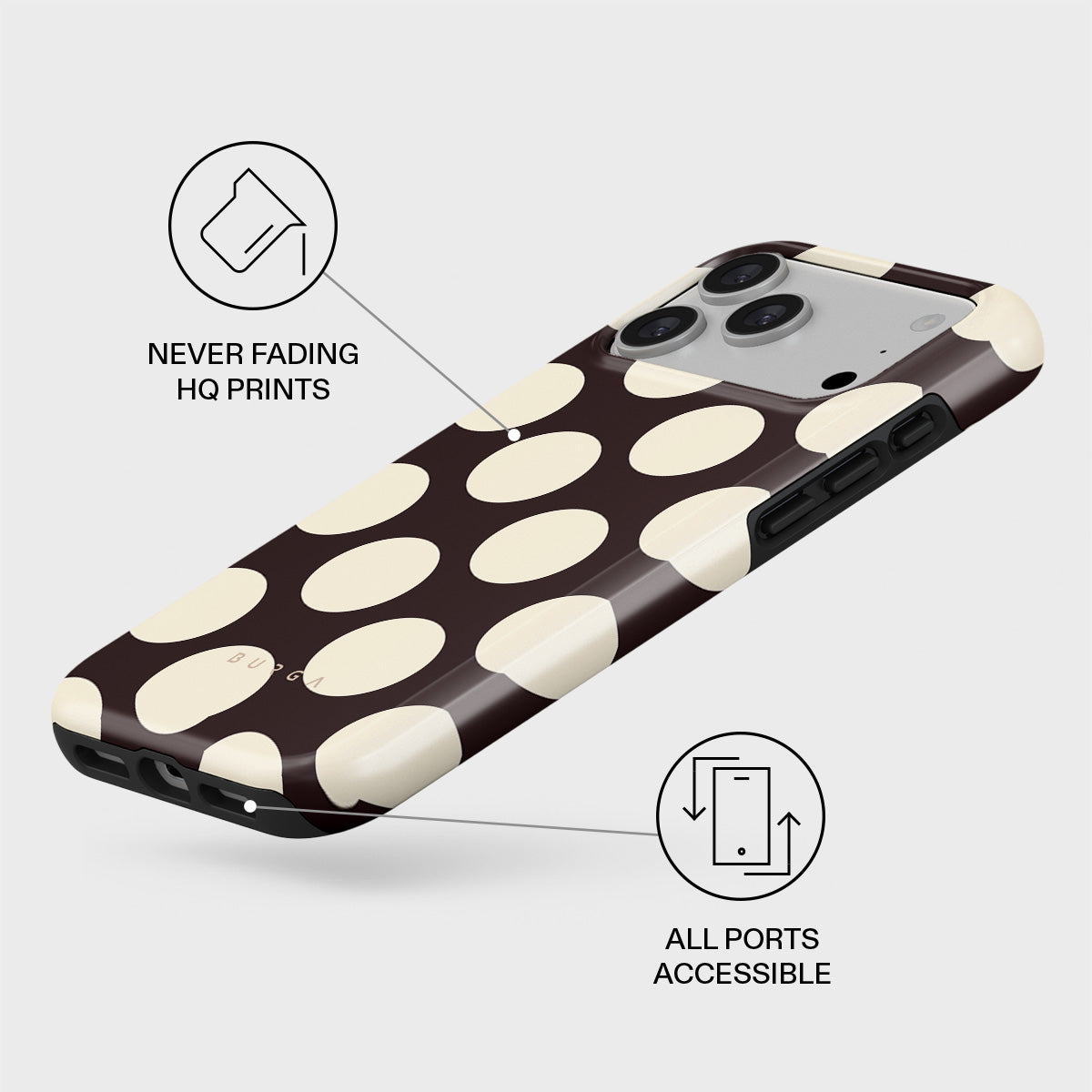 BURGA iPhone 17 Pro ケース (Spot On) Spot On - iPhone 17 Pro Case | BURGA