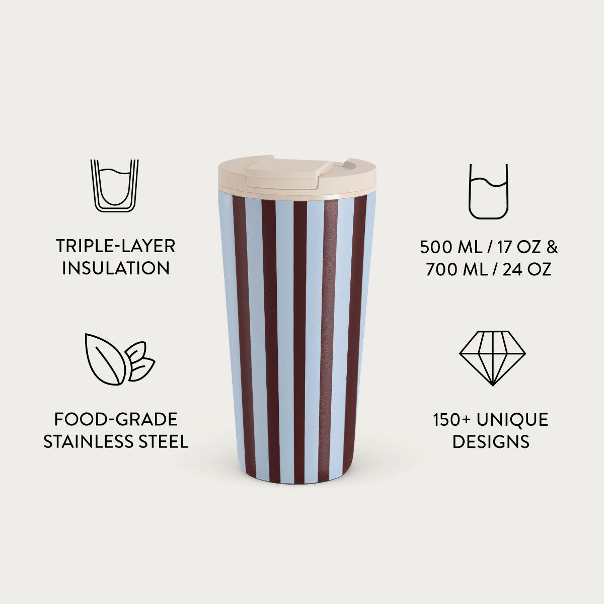 Offline - Stainless Steel Travel Mug