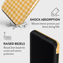 Tuscan Sun - Yellow Plaid Samsung Galaxy S23 Plus Case 8