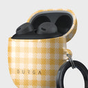 Tuscan Sun - Yellow Plaid Google Pixel Buds Pro Case 5