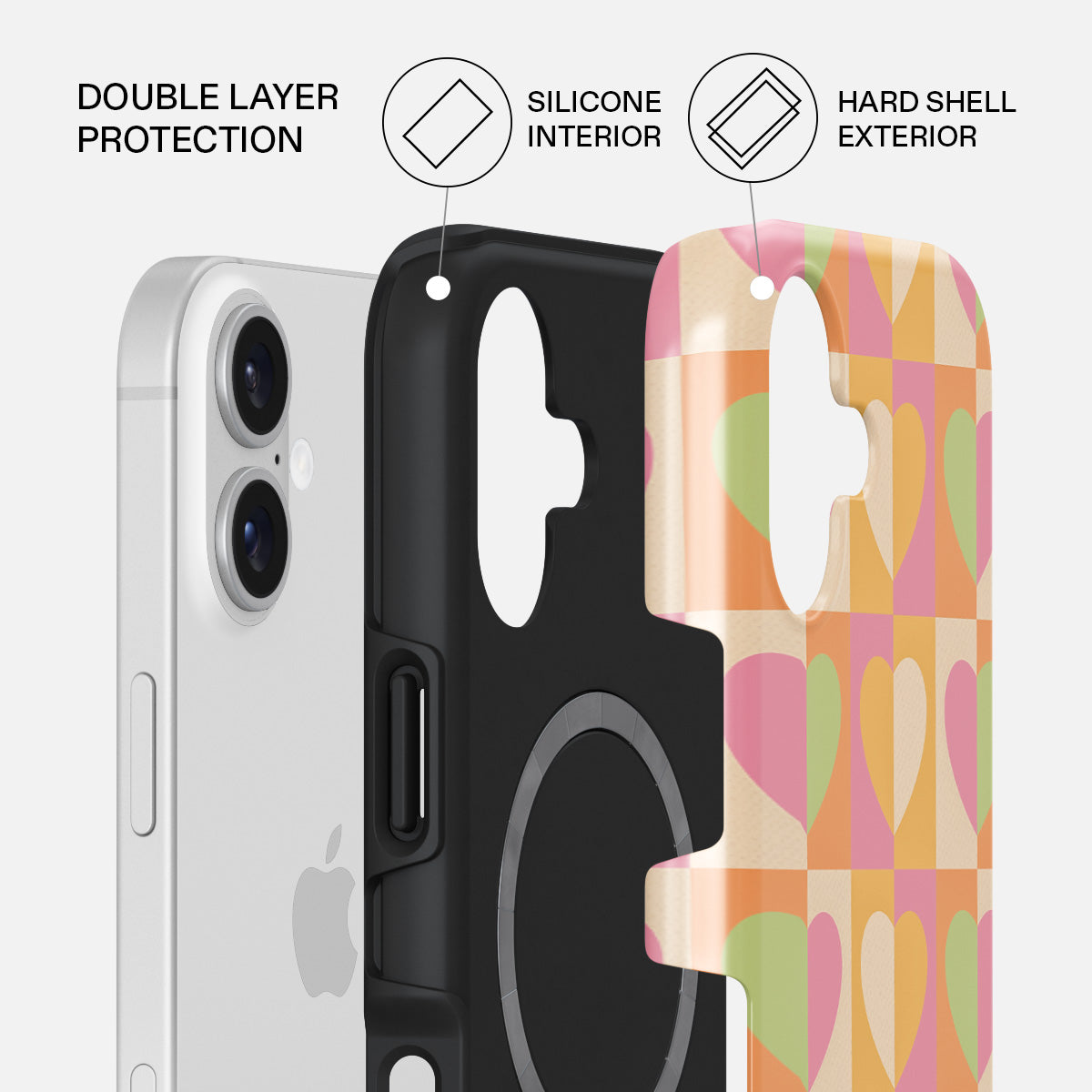 Summer Love - Heart iPhone 17 Case | BURGA