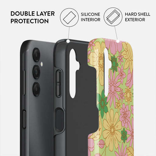 Amalfi Coast - Colorful Floral Samsung Galaxy A25 Case 2